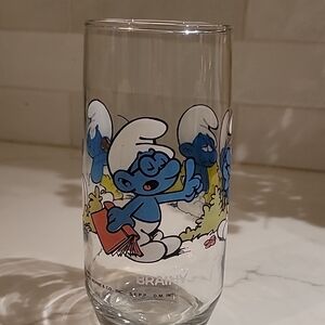 Brainy Smurfs Glass